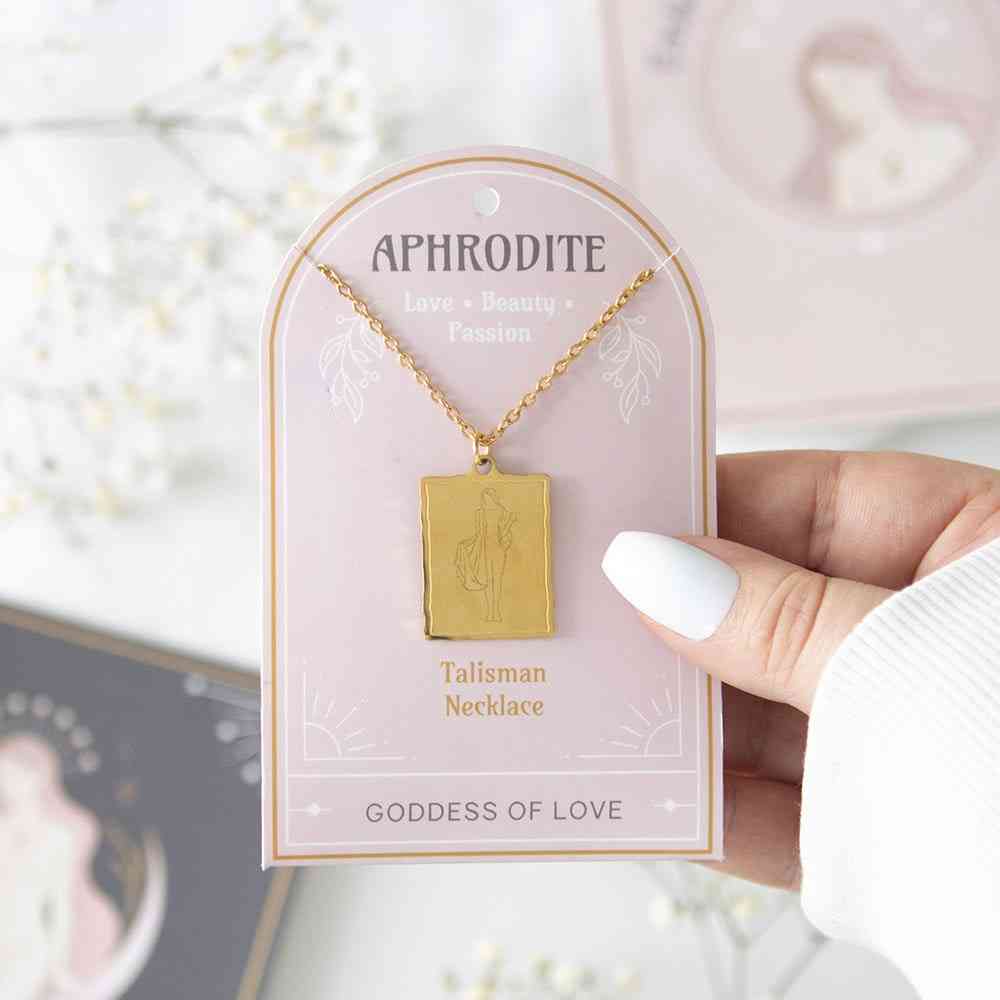 Something Different - Aphrodite Goddess Talisman Ketting - Goudkleurig